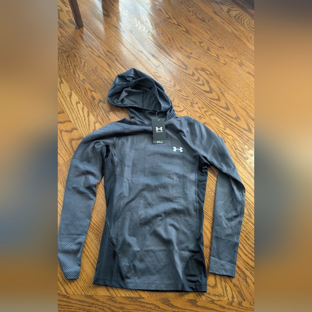 NEW! Men's Under Armour CGI Compression Hooded Performance Shirt Size Medium